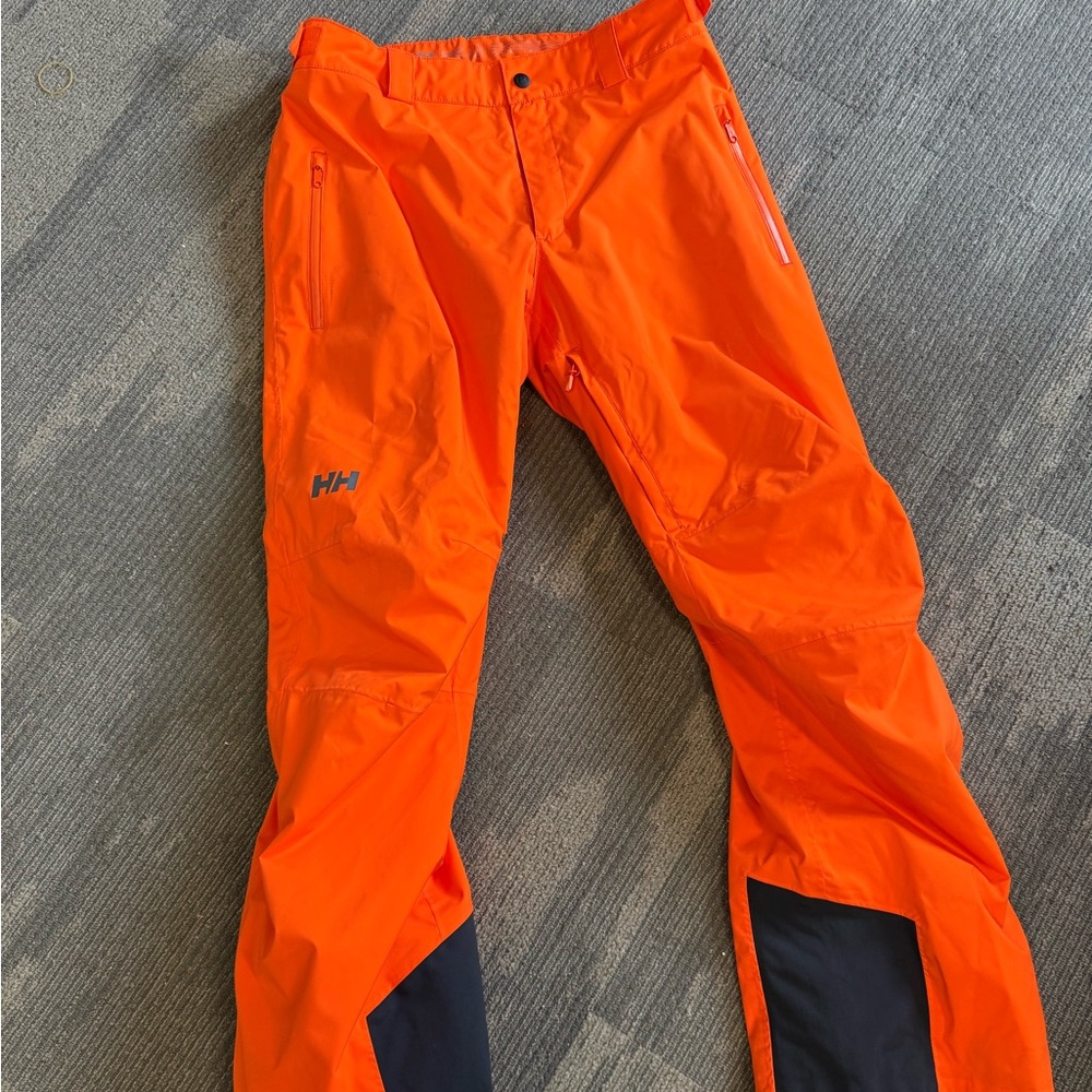 Helly Hansen Men's Bright Orange Ski Pants